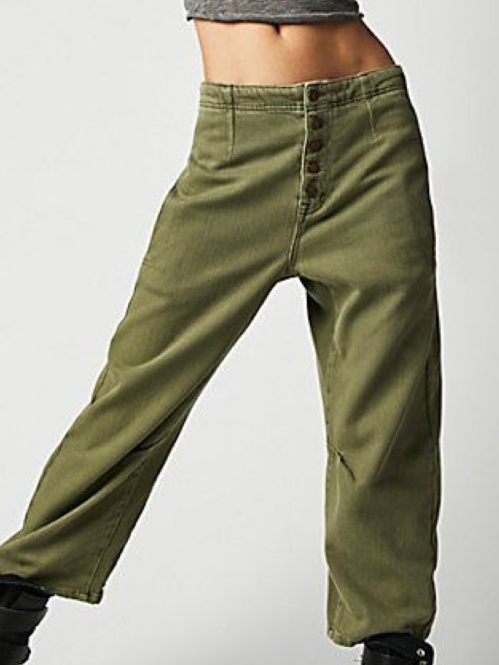 We The Free Osaka Olive Green Jean